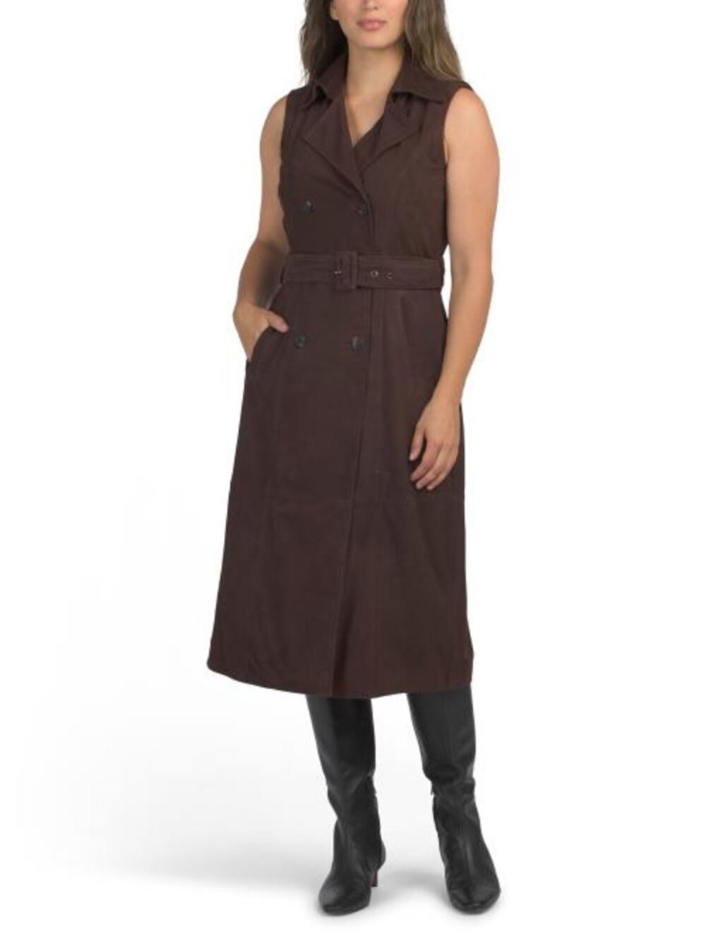 BOD & CHRISTENSEN Suede Macy Dress